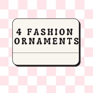 Fashion Ornaments Set